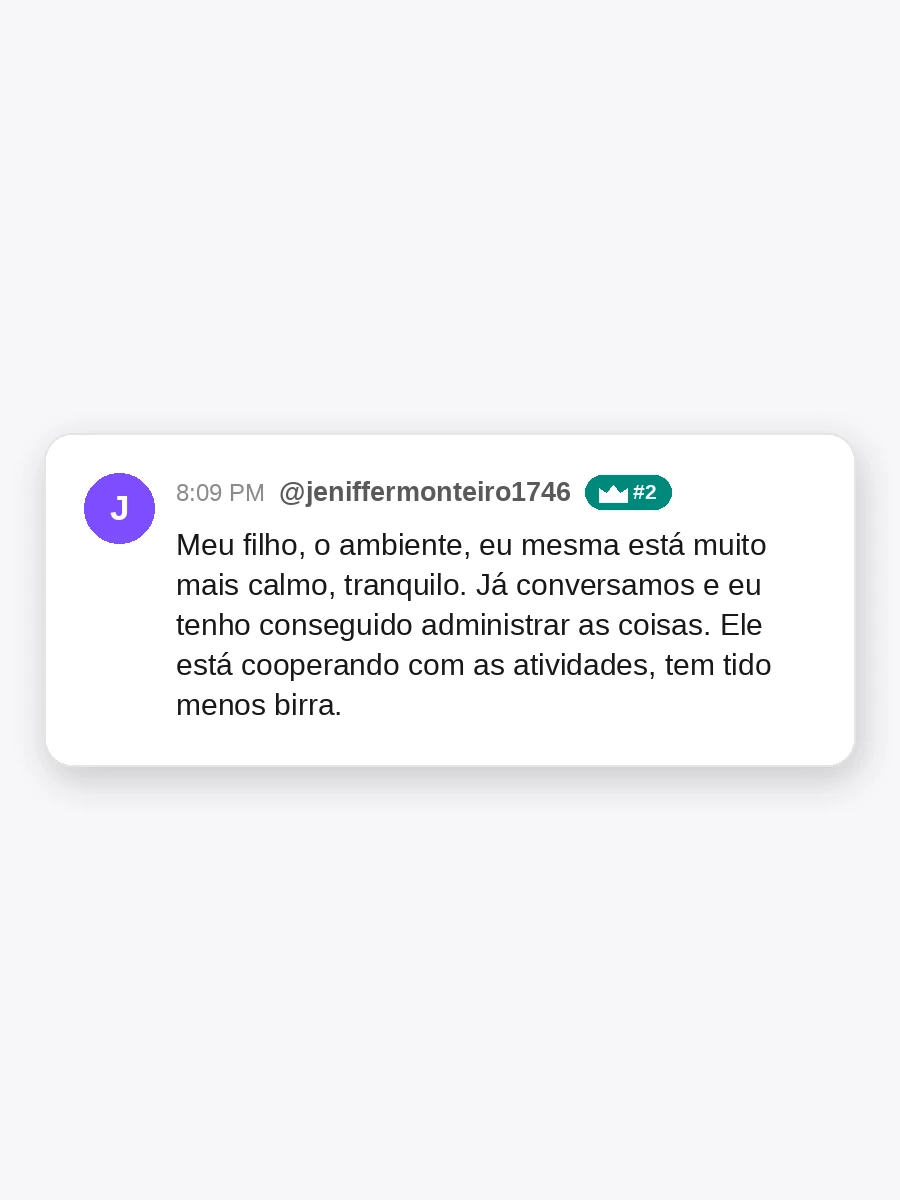 Depoimento real de mãe 1