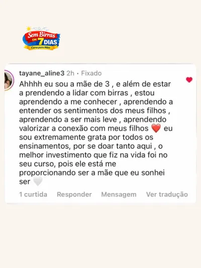 Depoimento real de mãe 16