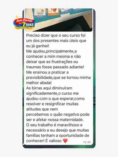 Depoimento real de mãe 17