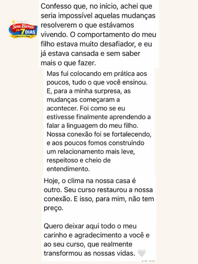 Depoimento real de mãe 18